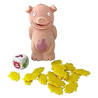 PlayMonster Stinky Pig Game — Fast, Musical Active Kids Game with Funny Sounds, Roll The Dice and Pass Him Fast Before He Toots — for Kids Ages 6 and Up