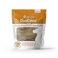 VetOne: DuoClenz Rawhide Dental Hygenic Chews for Extra Large-sized Dogs, 30-Count Bag