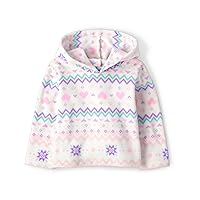 The Children's Place Baby Toddler Girl Warm Fleece Hooded Pullover