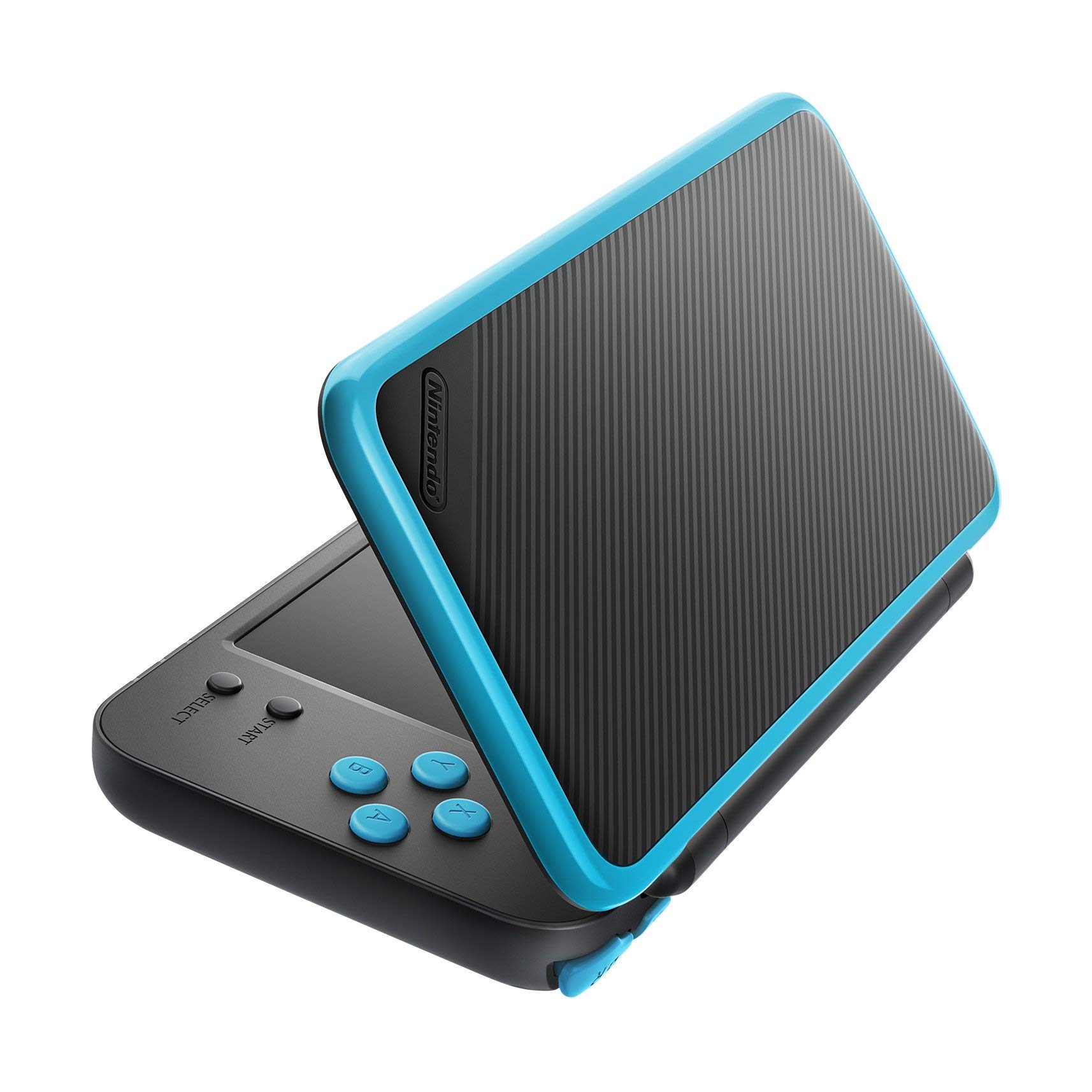 New Nintendo 2DS XL - Black + Turquoise With Mario Kart 7 Pre-installed - Nintendo 2DS (Renewed)