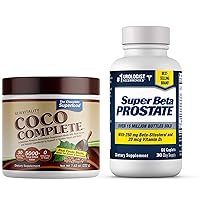 Super Beta Prostate Supplement for Men & Coco Complete Chocolate Superfood Powder - Reduce Bathroom Trips Day & Night, Support a Healthy Prostate + Promote Healthy Energy Levels & Immune System