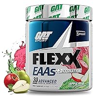 GAT SPORT Flexx EAAs + Hydration, Advanced Essential Amino Acids, 30 Servings (Apple Pear)