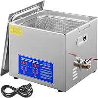 CREWORKS Ultrasonic Cleaner with Heater and Timer, 4 gal Digital