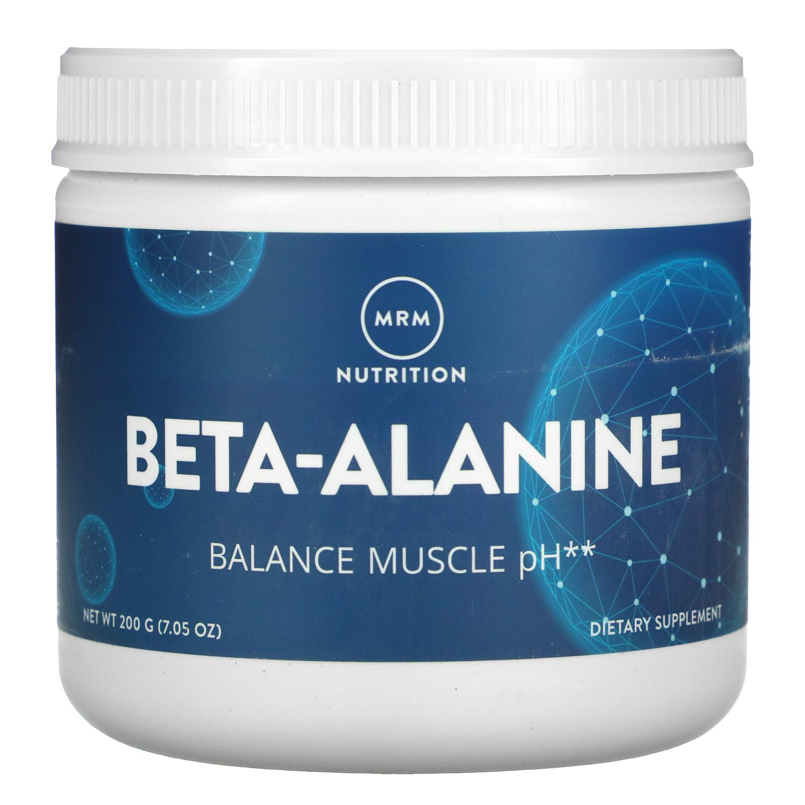 MRM Nutrition Beta-Alanine | Balance Muscle pH | Performance + Endurance | Gluten-Free + Vegan | 125 Servings