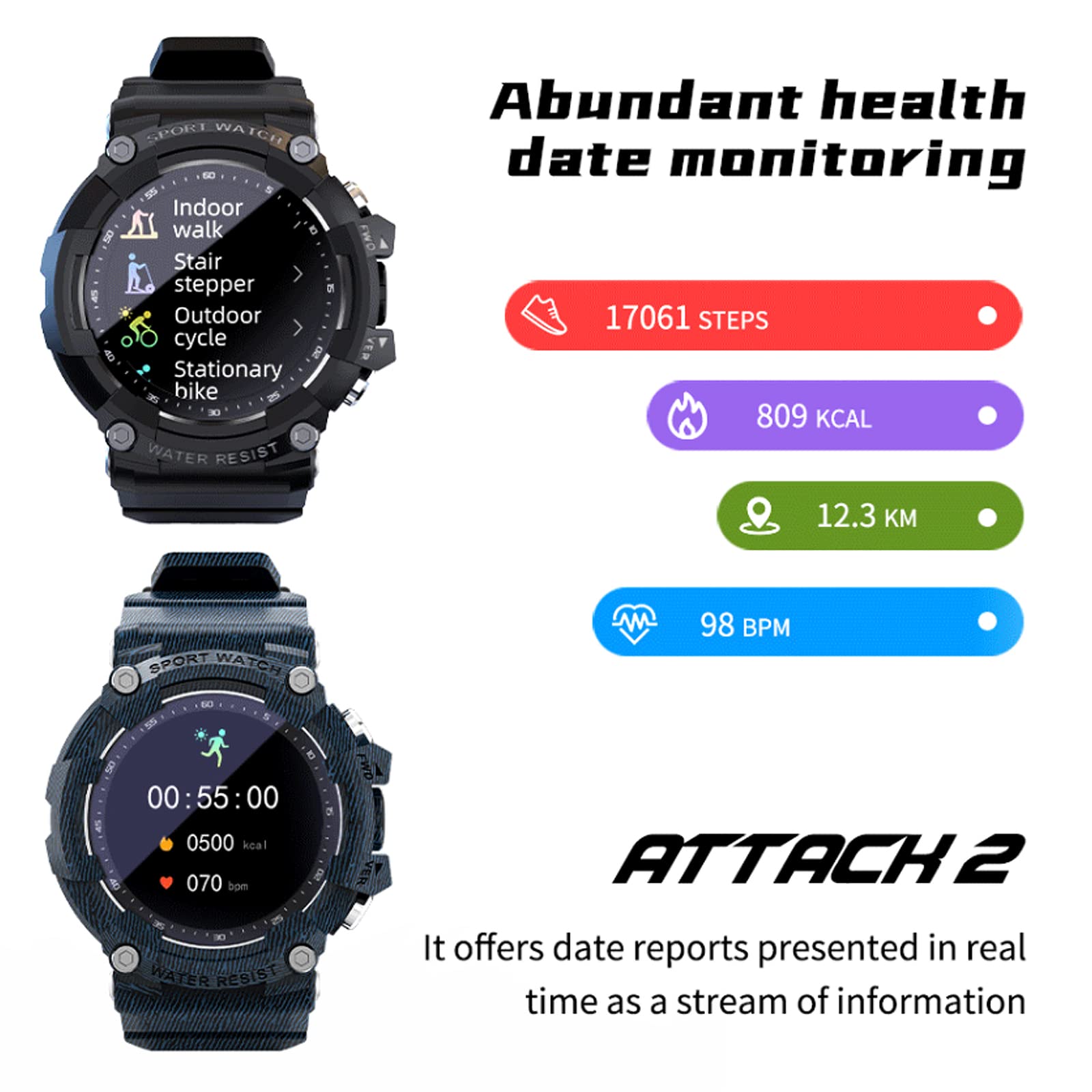 Oxsioeih Military Tactical Smart Watches for Men 1.28