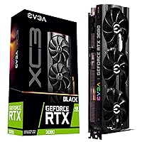EVGA 10G-P5-3881-KR GeForce RTX 3080 XC3 BLACK GAMING, 10GB GDDR6X, iCX3 Cooling, ARGB LED