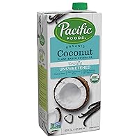 Pacific Foods Organic Coconut Unsweetened Vanilla Plant-Based Beverage, 32oz