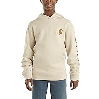 Carhartt Boys' Hoodie Fleece Pullover Sweatshirt