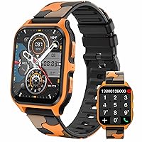 Smart Watches for Men Women with Call, 1.8 Inch HD Touch Screen Fitness Tracker with Heart Rate SpO2 Sleep Tracker, IP68 Waterproof, Ai Voice Assistant, Multi-Sport Modes, Smart Watch for Men Women