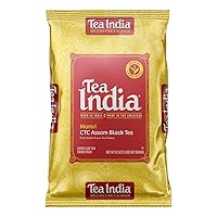 Tea India CTC Assam Loose Leaf Black Tea Strong, Full-Bodied Flavorful Blend Of Premium Black Tea Made with Natural Ingredients Traditional Indian Tea Caffeinated Iced Tea Breakfast Tea (32 Ounce)