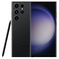 Galaxy S23 Ultra Series AI Phone, Unlocked Android Smartphone, 256GB Storage, 8GB RAM, 200MP Camera, Night Mode, Long Battery Life, S Pen, US Version, 2023, Phantom Black