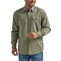 Wrangler Authentics Men's Long Sleeve Classic Woven Shirt