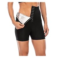 Women's Compression Trousers Sweat Workout Sauna Yoga Trousers Simple Style for Sports and Fitness Fat Burning