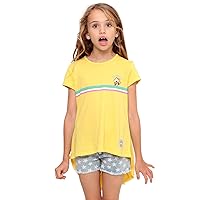 Bobby Jack So Over It - Hi-Low Ruffle Back Top - Yellow