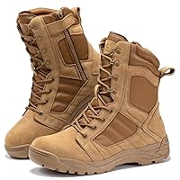 Tactical Boots for Men Side Zipper Lightweight Comfortable Military Hiking Boots(BMP110)