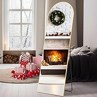 Sweetcrispy Arched Full Length Mirror 59