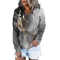 XHRBSI Hoodies For Women Y2K Women's Casual Fashion Print Long Sleeve Pullover Hoodies Sweatshirts