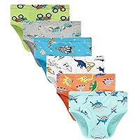 Little Boys Briefs Dinosaur Shark Truck Space Toddler Kids Baby Underwear 6/3-Pack