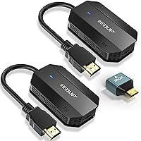 EDUP Wireless HDMI Transmitter and Receiver, Long Range Wireless Transmission 165FTs,HDMI Extender Kit 1080P, Plug and Play for Streaming Video/Audio for Laptop/Camera/Phone to Monitor/Projector/HDTV