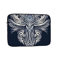 Laptop Sleeve 17 inch Stylized Image with Wings Print Laptop Case Briefcase Cover Slim Laptop Bag Shockproof Laptop Protective case for Travel Work