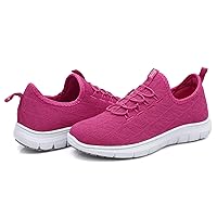 Jewel Womens Synthetic Mesh Upper Lace Up Nonslip Server Waitress Slip On Sneaker+Free Socks