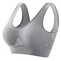 Womens Sports Bras Breathable Cool Liftup Air Bra Running Yoga Tank Bras Seamless Mesh Hollow Yoga Bra Bralette