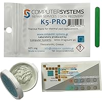 K5 PRO Viscous Thermal Paste for Thermal pad Replacement 20g (Apple iMac, Sony PS4 & PS3, Xbox, Acer Aspire etc)