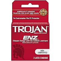Trojans Non-Lubricated Condoms - 3 Ea/Pack, 1 Pack
