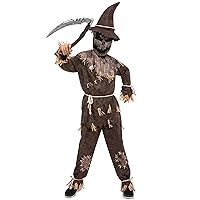 Spooktacular Creations Halloween Boys Wicked Scarecrow Costume, Kids Scary Scarecrow Dress-up for Role-Playing