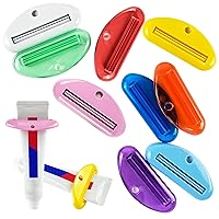 Toothpaste Tube Squeezer Dispenser, 9 Pcs Plastic Holder Clips for Saving Toothpaste Facial Cleanser Creams Paint
