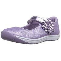 Stride Rite Haylie Mary Jane (Toddler/Little Kid), Silver, 8 Toddler