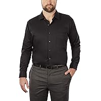 Van Heusen Mens Tall Fit Dress Shirt Flex Collar Stretch Solid (Big And Tall)