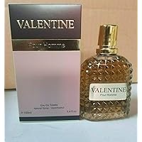 Valentine Pour Homme For Men's Perfume Cologne EDT 3.4 fl.oz.
