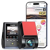 Dash Cam A119 Mini 2, STARVIS 2 Sensor, 2K 60fps/HDR 30fps Voice Control Car Dash Camera with 5GHz Wi-Fi GPS, Night Vision 2.0, 24H Parking Mode, Supercapacitor, Support 512GB Max