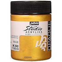 Pebeo Studio Acrylics HV 500 ml Precious Gold, 16.9 Fl Oz (Pack of 1)