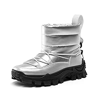 DREAM PAIRS Girls Boys Snow Boots Slip Resistant Outdoor Warm Ankle Winter Shoes Toddler/Little Kid