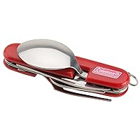 Coleman Camping Utensil Set, Stainless Steel Fork/Knife/Spoon with Bottle Opener for Outdoor Meals, Great for Camping, Backpacking, Tailgating, & More