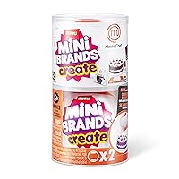 Mini Brands Master Chef Series 1 (2 Pack) - Collect and Create 11 MasterChef Dishes, DIY Resin Play, Non-Edible Collectible
