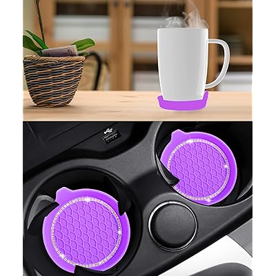Buy YAKEFLY 2PCS Car Cup Coaster,Silicone Car Coasters Car Cup