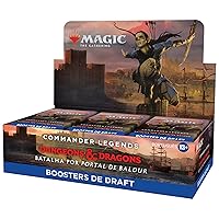 Magic The Gathering - Commander Legends Draft Booster Box: Battle for Baldur Portal | 24 boosters (480 Magic Cards)