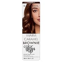 Color Gloss Up Temporary Hair Dye, Warm Caramel Brownie Hair Color, Pack of 1