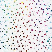 Jillson Roberts Reflection Tissue Available in 5 Colors, Metallic Rainbow Flecks, 24-Sheet Count