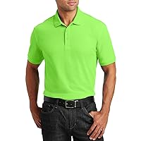 Men Polo Shirts Pique Polo Shirts for Men Short Sleeves 3 Button Performance Polo T Shirt