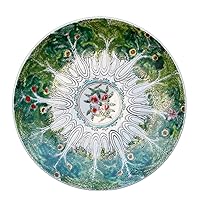 BCOAXT Chinese Style Hand-Painted Chinese Cabbage Porcelain Plate Home Furnishings Collection
