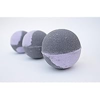 Organic Charcoal Bath Bombs (Raspberry)