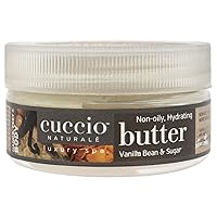 Cuccio Naturale Butter Babies - Ultra-Moisturizing, Renewing, Smoothing Scented Body Cream - Deep Hydration For Dry Skin Repair - Made With All Natural Ingredients - Vanilla Bean And Sugar - 1.5 Oz