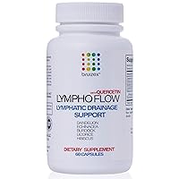 Bruizex Lympho Flow Lymphatic Drainage Supplement, Supports Lymphatic System Health, Liposuction, BBL, 360 Lipo, Tummy Tuck & Lymphedema Post Surgery Recovery, Made with Qercetin, 60 Capsules