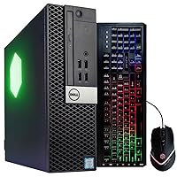Dell(RGB Workstation PC Desktop Computer | Editing and Design | GeForce K1200 4GB GPU | Intel Core i5 | 32GB DDR4 RAM, 500GB NVMe + 4TB HDD | Wi-Fi | Windows 10 Pro (Renewed)