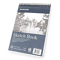 Marker Pad- Spiral Sketchbook with Thick Bleedproof Smooth Coated
