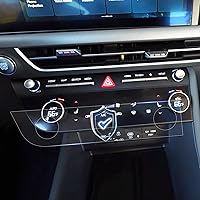 R RUIYA (2PCS) 2024 Sonata Screen Protector for 2024 Hyundai Sonata SEL/N Line Air Conditioning Control Panel Display Nano Screen Protector for 2024 Sonata Accessories (for Air Conditioner Screen)